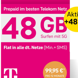 Deutsche Telekom MagentaMobil SIM Card without Contract Binding