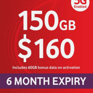 Vodafone SIM Card 150GB Data Unlimited Calls Startup Pack